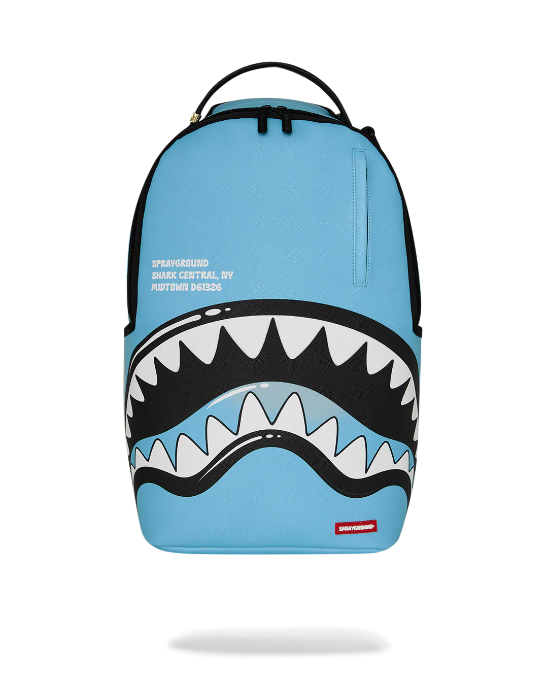 SPRAYGROUND SHARK CENTRAL BUBBLY LIGHT BLUE BACKPACK