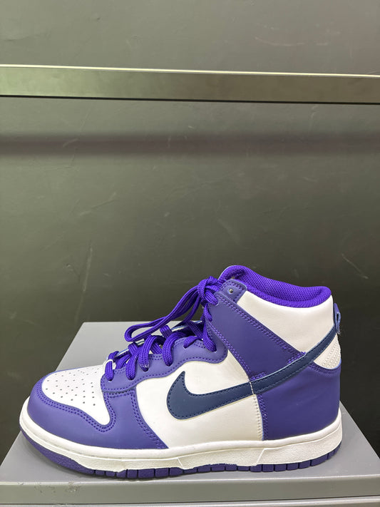 Nike Dunk High Electro Purple Midnight Navy (GS)